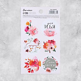 Наклейки для подарков и цветов «Сюрприз», цветы 9*16см	