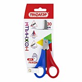 Ножницы Пифагор 130мм для левши, с линейкой