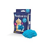 Космический песок 0,15кг "Голубой" пластичный + формочка