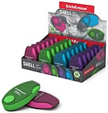 Ластик Erich Krause SHELL в пластиковом футляре