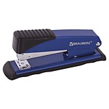 Степлер №24 30л Brauberg "Office" синий металлич.