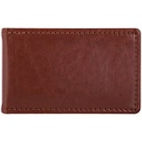 Визитница на 24 визитки Спейс "Nebraska" коричневый, кожзам 112*69мм