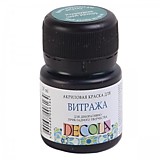 Акрил для витража Изумрудная 20мл Декола
