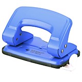 Дырокол Kangaro DP-482G 16л синий, металлический с линейкой __