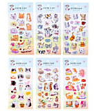 Наклейки Mazari "КОТИКИ" 10*22см, 6 дизайнов
