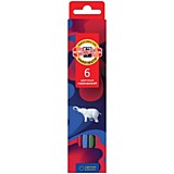 Карандаши 6цв Koh-I-Noor, ErichKrause картон.короб. __