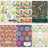 Обложка для паспорта ПВХ "Узоры" Спейс фотопечать, ассорти