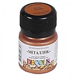 Краски акриловые ЗХК "Декола" 20мл бронза металлик