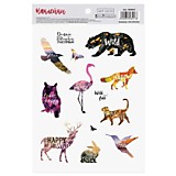 Наклейки "Животные" 14*21см