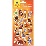 Наклейки "Лесные звери" объемные Мульти-Пульти