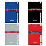 Блокнот А4 80л Brauberg "Contract" клетка, спираль, подложка