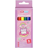 Фломастеры 6цв Спейс "Кот-сластена" картон.упак.__