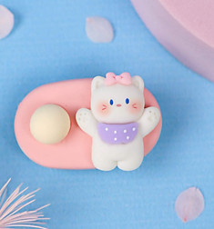 Заколка для волос "Котенок"